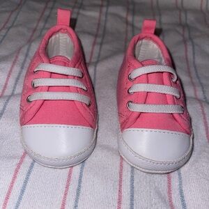 Carter's Pink and White Baby Walker Shoes